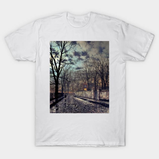 John Atkinson Grimshaw November T-Shirt by pdpress